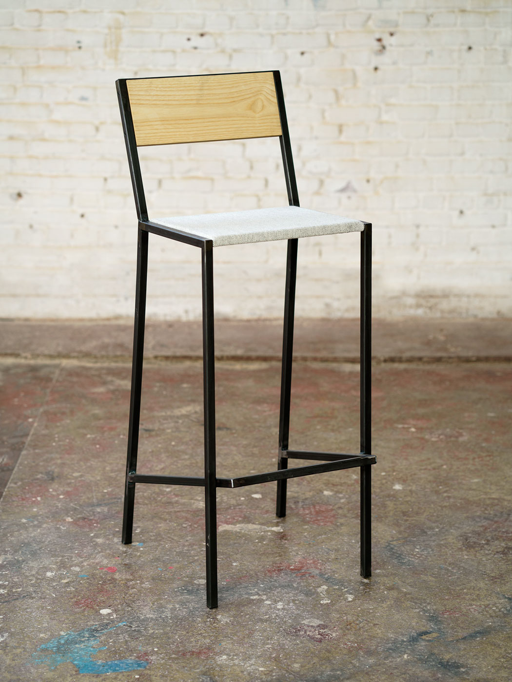TC3 chaise frêne et laine, della noce