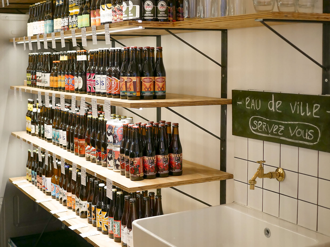 étagère acier et multiplex